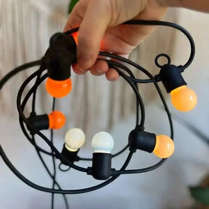 2x LED outdoor String Lights IKEA battery powered UTSUND